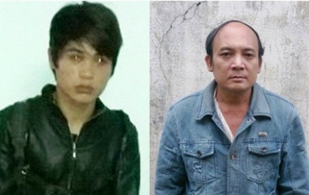 Một già, một trẻ thủ sẵn vũ khí rủ nhau đi trộm chó - 1 Hai đối tượng Phạm Văn Ninh và Trịnh Kim Huy.