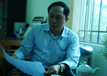 Thanh Hóa: Lập dự án lấy đất của dân bán cho doanh nghiệp - 2 Ông Nguyễn Quang Thắng - Chủ tịch UBND phường Ba Đình cho biết ông chỉ thực hiện ý kiến của trên.