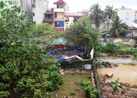 Khu đất đã được bán đấu giá.