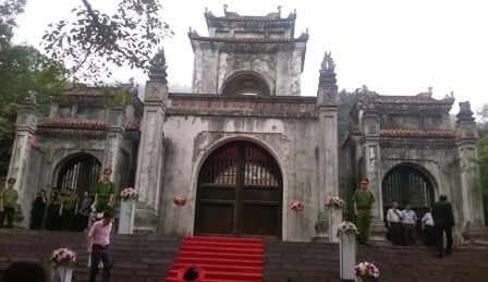 Khu di tích lịch sử đền Bà Triệu - nơi tri ân công đức nữ anh hùng Triệu Thị Trinh.