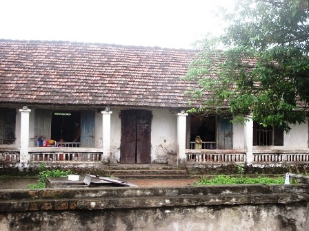  Trường mầm non cũ hiện nay các trẻ mầm non thôn 7, 8 đang theo học.