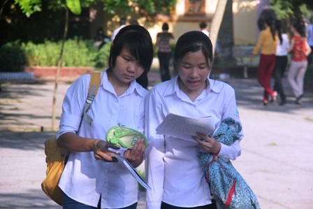 Thanh Hóa có 7 thí sinh được miễn thi và xét công nhận tốt nghiệp THPT năm 2015.