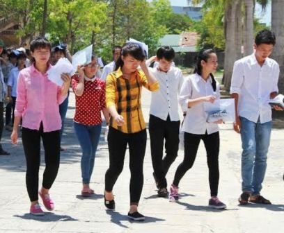 Các thí sinh đã hoàn thành 3 ngày thi (Ảnh: Duy Tuyên)