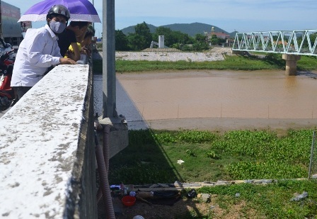 Hiện trường nơi phát hiện nạn nhân.