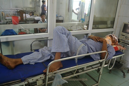 Những nạn nhân bị thương đang được điều trị tích cực.