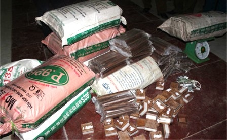 Tang vật vụ án.