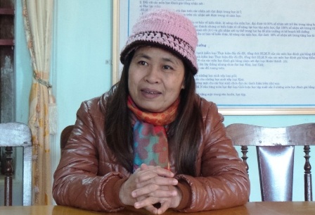 Cô Nguyễn Thị Hương - Hiệu trưởng Trường tiểu học Thiết Ống 1.