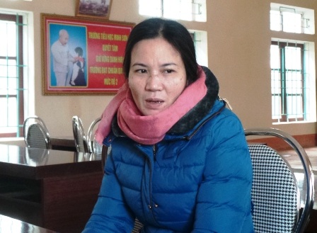 Cô Ngô Thị Hạnh - Hiểu trưởng Trường TH Minh Sơn 1, huyện Ngọc Lặc.