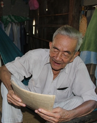 Ông Thiêm đã ở tuổi 90 vẫn ngày ngày chờ đợi cơ quan chức năng giải quyết vụ kiện đòi đất