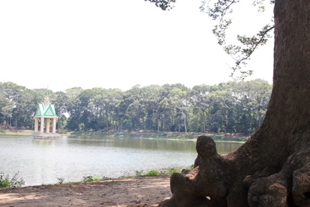 Thắng cảnh Ao Bà Om hấp dẫn du khách với hàng ngàn cây cổ thụ xung quanh