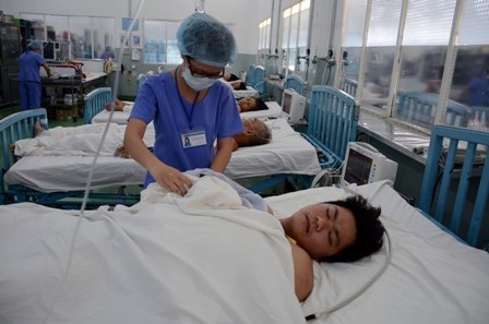 Bệnh nhân Dương đang được điều trị tại bệnh viện