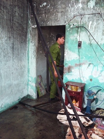 Hiện trường vụ cháy