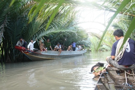 Đoạn sông nơi xảy ra tai nạn
