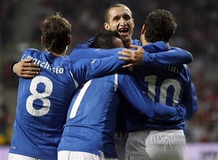 Đội tuyển Italia: Qua rồi nỗi lo về hàng công - 1 Đội tuyển Italia: Qua rồi nỗi lo về hàng công - 1