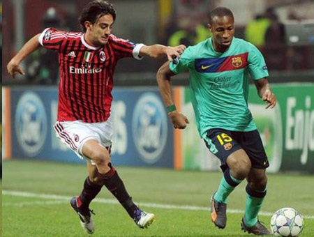 Niềm vui riêng của Milan từ trận thua Barcelona - 1 Niềm vui riêng của Milan từ trận thua Barcelona - 1