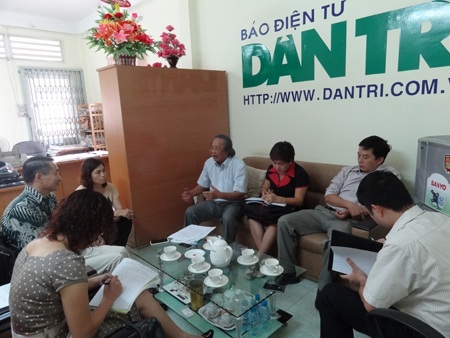 Đang thanh tra Giám đốc bệnh viện đa khoa TƯ Cần Thơ - 1 Đoàn thanh tra Bộ Y tế làm việc với VP đại diện báo Dân trí tại Cần Thơ
