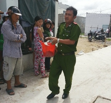 Hung khí cơ quan công an thu được