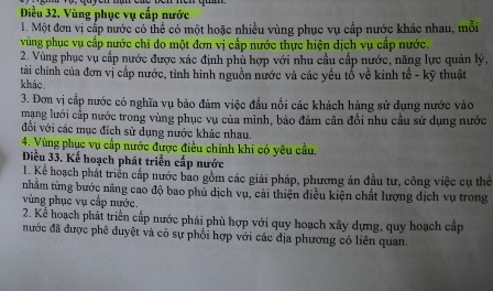 Hoang mang vì nước sạch đổi màu sau khi đun sôi - 2 Nghị định này khiến người dân không được chọn nơi cung cấp dịch vụ tốt hơn?
