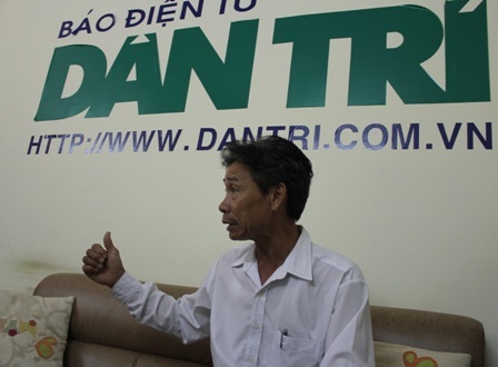 Công an phường xin lỗi dân vì chậm điều tra một vụ mất trộm - 1 Ông Thu đến văn phòng báo Dân trí tại Cần Thơ phản ánh vụ việc