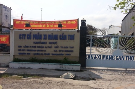 Mất ăn mất ngủ vì nhà máy xi măng - 1 Trụ sở Cty Cổ phần Xi măng và Khoáng sản Cần Thơ