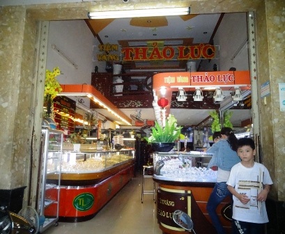 Tiệm vàng Thảo Lực, sáng 5/6 đìu hiu khách