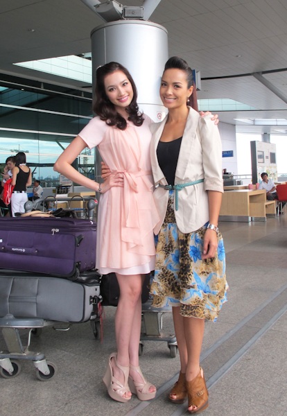 Trúc Diễm mang 100kg hành lý lên đường dự thi hoa hậu - 7