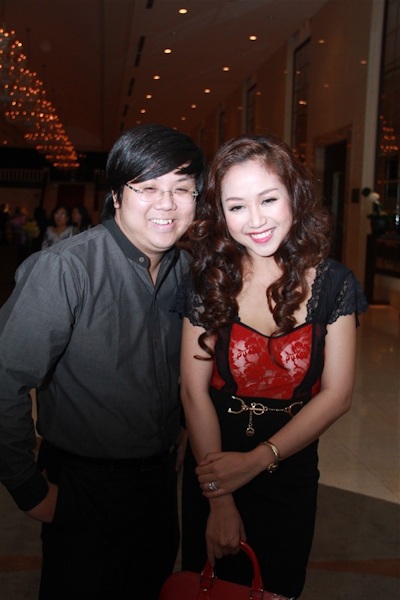 Lệ Quyên, Hà Hồ chung vui cùng Mr Đàm