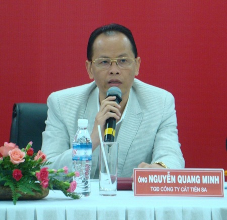 Phương Thanh lên tiếng sau scandal Giọng hát Việt - 2 Ông Nguyễn Quang Minh - giám đốc công ty Cát tiên sa