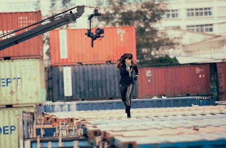 Mỹ Tâm đã tham gia khá nhiều cảnh nguy hiểm