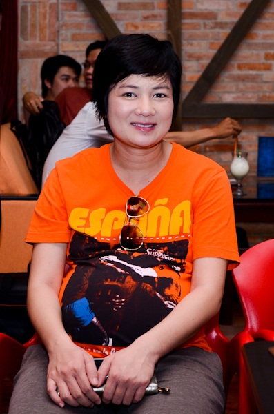 Thuý Vinh vác bụng bầu đến mừng Ngô Kiến Huy - 3 Thuý Vinh lên cân thấy rõ