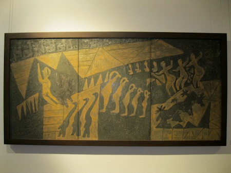 Tìm về cội nguồn bằng sơn mài - 12 Một số hình ảnh trong triển lãm