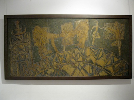 Tìm về cội nguồn bằng sơn mài - 7 Một số hình ảnh trong triển lãm