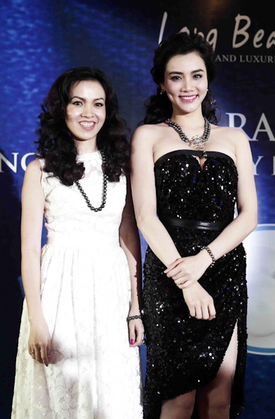 Trang Nhung làm đại sứ ngọc trai - 5 Trang Nhung chia sẻ, cô rất vui và hãnh diện khi được trao trọng trách mới.