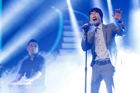 Bất ngờ với chàng luật sư hát opera tại Got talent - 1 Ở vòng loại, Trần Hữu Kiên chinh ph