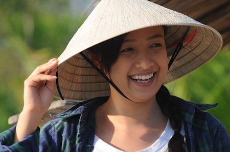 Lê Bê La và Huỳnh Đông trong phim