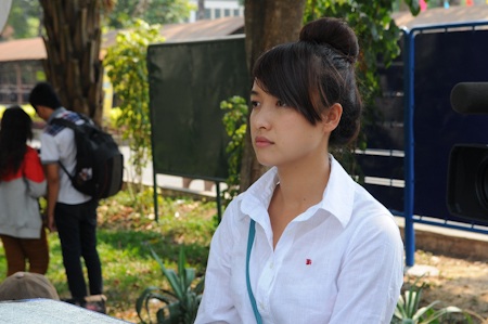 Lê Bê La và Huỳnh Đông trong phim