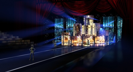 Siêu mẫu quốc tế quy tụ trong Đêm hội chân dài - 1 Mô hình sân khấu tiền tỷ của Đêm hội chân dài