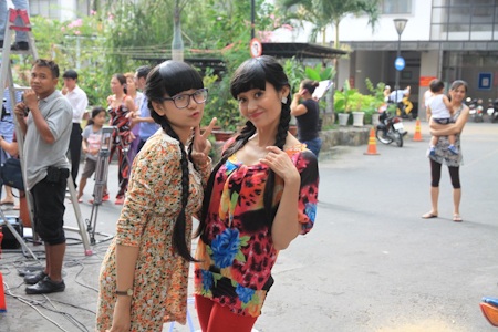 Xuân Lan mặc áo rộng che bụng bầu - 8 Tam Triều Dâng và diễn viên Hạnh Thuý