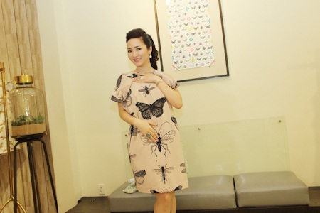 Hoa hậu Đền Hùng Giáng Mi đến từ rất sớm