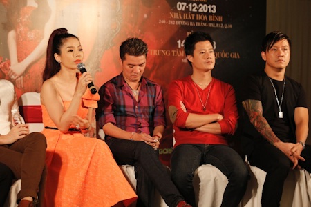 Quang Lê: Lệ Quyên là “pa tê Pháp” - 9 Một số hình ảnh trong buổi họp báo Lệ Quyên