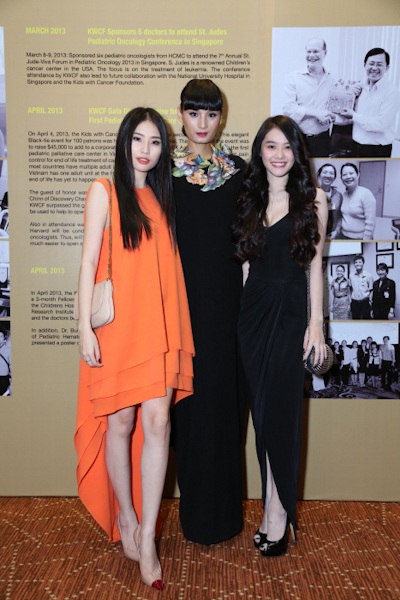 Lê Thuý cùng Linh Chi và Diệu Hiền