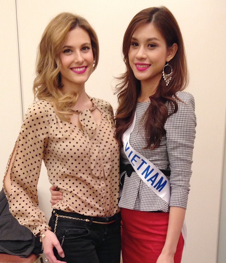 Hương Trâm chia sẻ các thí sinh đều rất thân thiện đối với cô