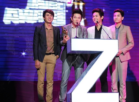 Vmusic là Nhóm nhạc được yêu thích nhất