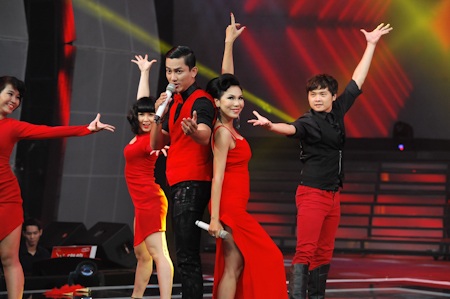 Những hình ảnh đẹp mắt trong liveshow 3 Cặp đôi hoàn hảo - 10 Lê Trung Cương và Khánh Ngọc lựa chọn ca khúc tiếng Đức