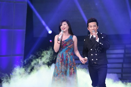 Những hình ảnh đẹp mắt trong liveshow 3 Cặp đôi hoàn hảo - 5 Kim Oanh và Quang Hào thể hiện ca khúc