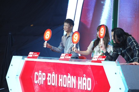 Một số hình ảnh trong phần biểu diễn của Nathan Lee và Ngọc Oanh