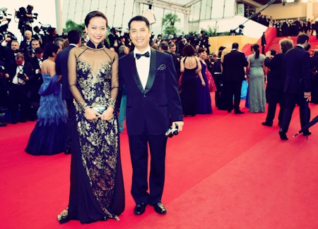 Vợ chồng Hồng Ánh xuất hiện tại Cannes - 5 Vợ chồng Hồng Ánh trêm thảm đỏ