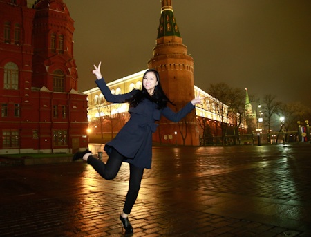 Maya rạng rỡ trong giá lạnh của Moscow - 6 Một số hình ảnh của Maya tại nước Nga