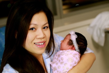 Vợ và con gái của Trương Minh Cường