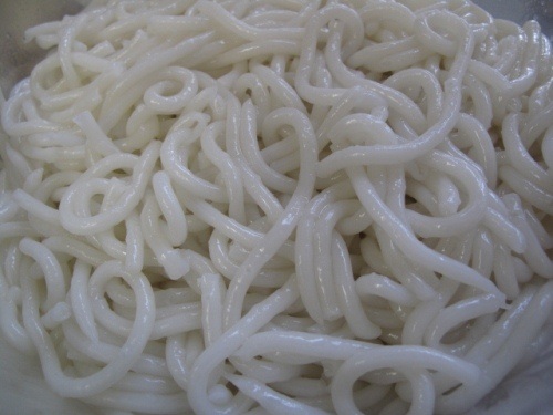 Bánh tằm khi mới làm xong